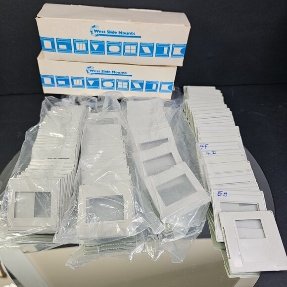 Wess Slide Mounts, for 35mm film slides, Some New, Some Used. See Photos - Picture 1 of 11